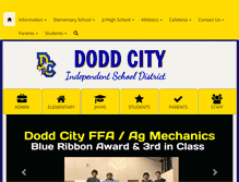 Tablet Screenshot of doddcityisd.org